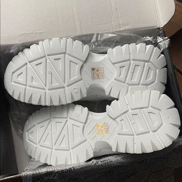 Cavalli Class White Sneakers with Gold Highlights - Picture 9 of 9